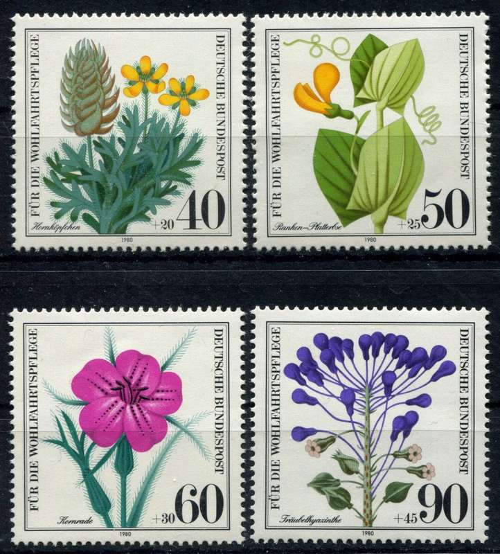 Germany/Federal - Flowers - 1980 - MNH