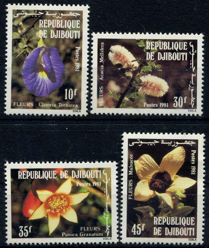Djibouti - Flowers - 1981 - MNH