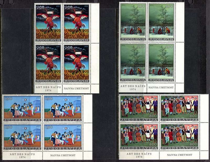 Yugoslavia - Art - 1974 - MNH