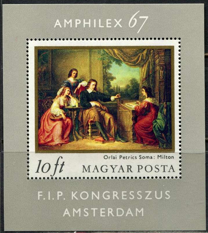 Hungary - Art - Miniature Sheet - 1967 - MNH
