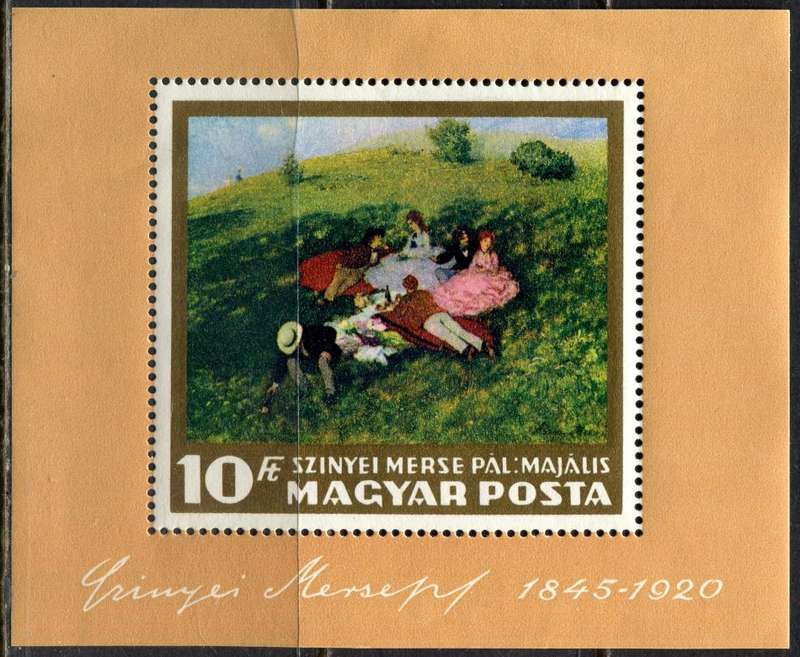 Hungary - Art - Miniature Sheet - MNH