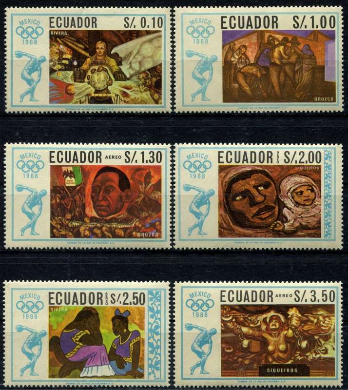 Ecuador - Art - 1968 - MNH