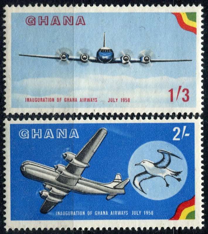 Ghana - Transportation/Aircraft - 1958 - MNH