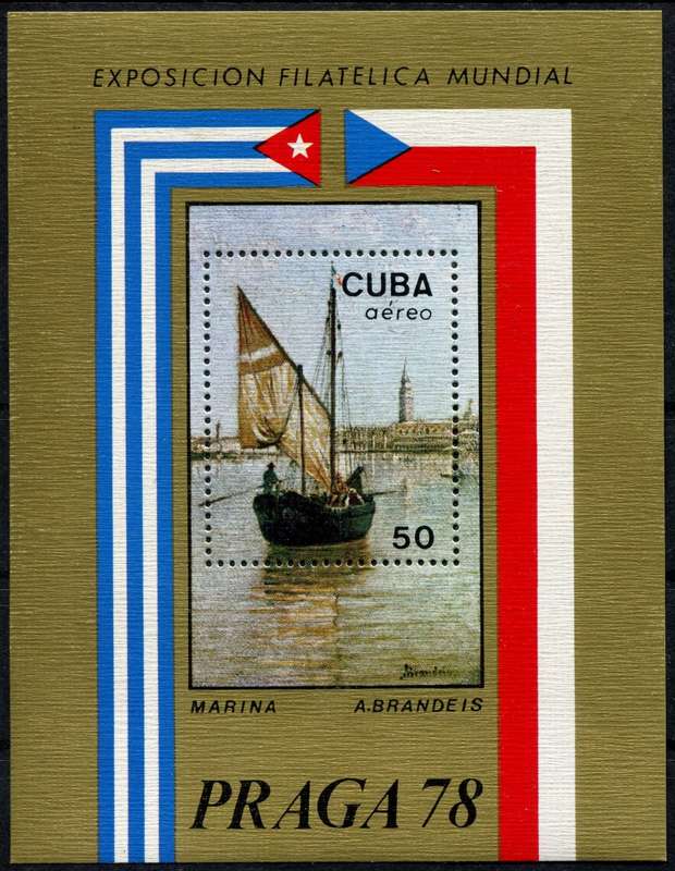 Cuba - Miniature Sheet - Transportation/Ships - 1978 - MNH