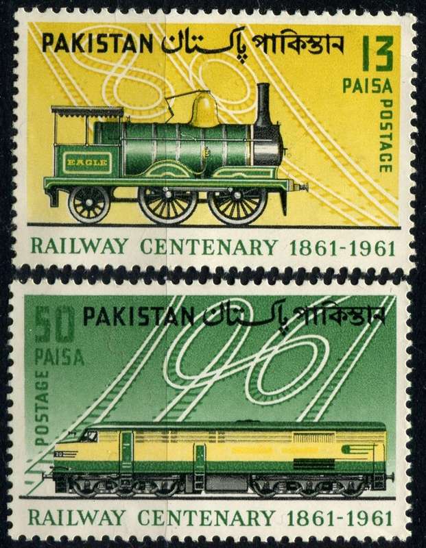 Pakistan  - Transportation/Trains - 1961 - MNH