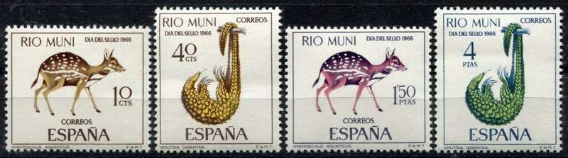 Spanish Colonies - Rio Muni - Animals - 1966 - MNH