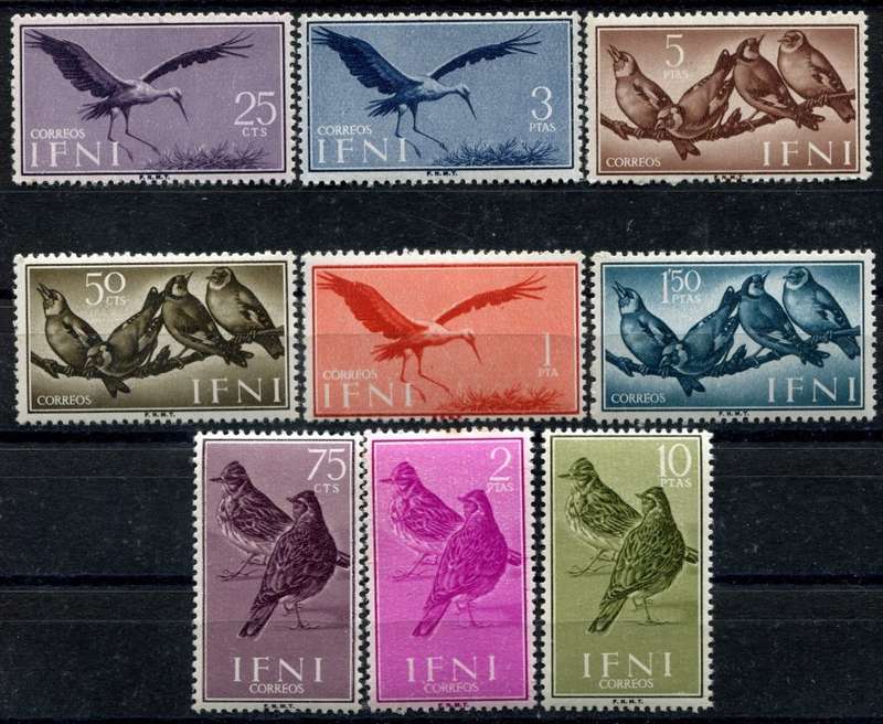 Spanish Colonies - Ifni - Birds - 1960 - MNH - Some Toning