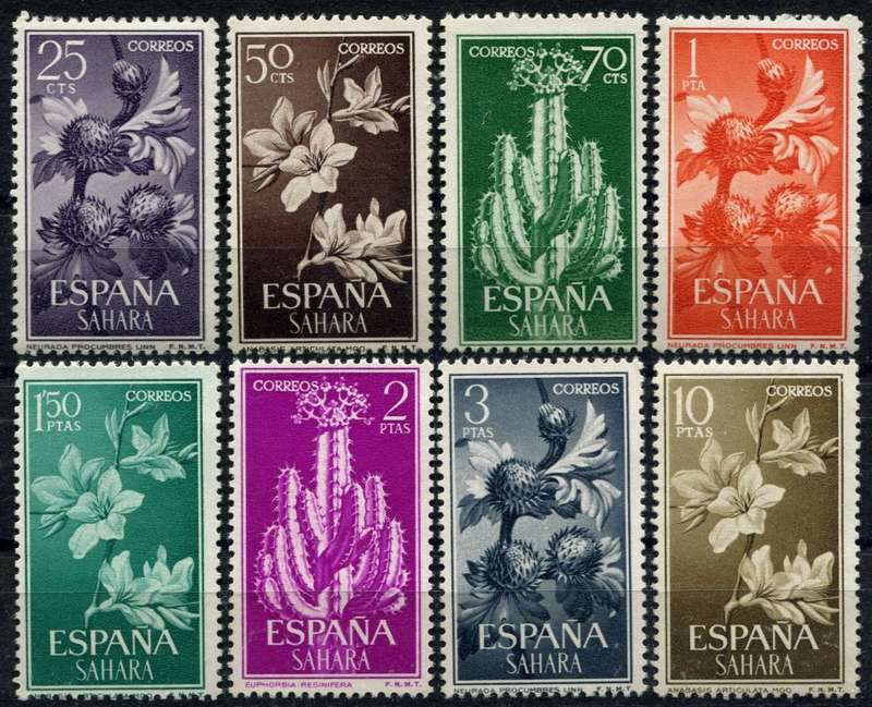 Spanish Colonies - Sahara - Flowers - 1962 - MNH