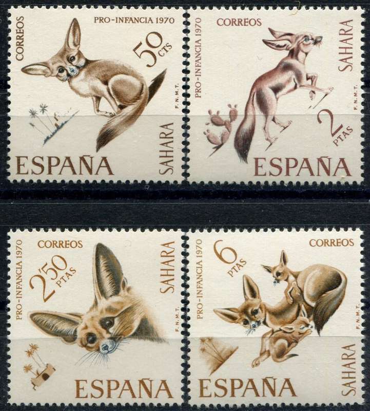 Spanish Colonies - Sahara - Animals - 1970 - MNH