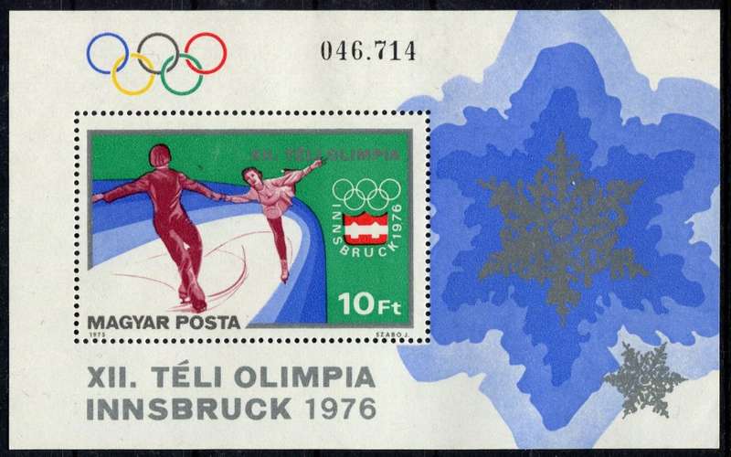 Hungary - Miniature Sheet - Sport - 1976 - MNH