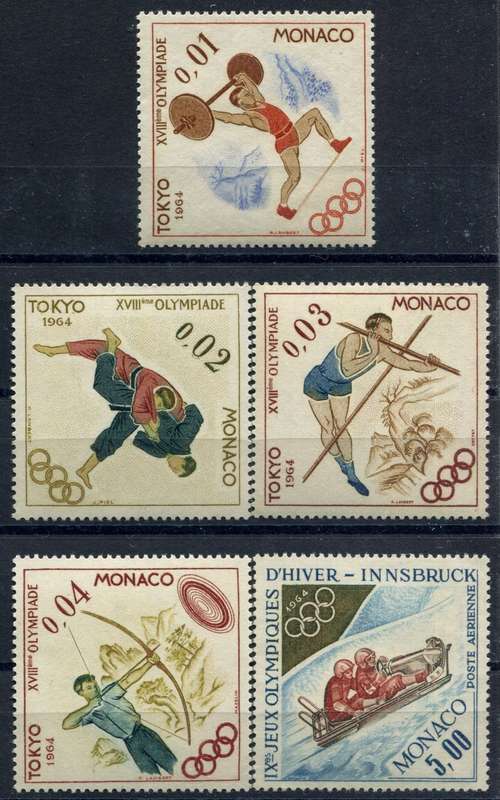 Monaco - Sport - 1964 - MNH