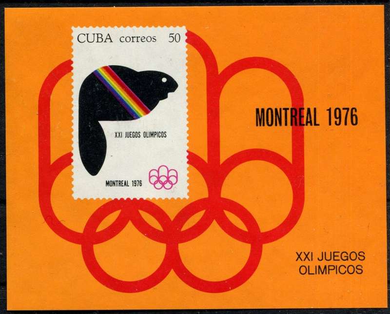 Cuba - Miniature Sheet - Sport - 1976 - MNH