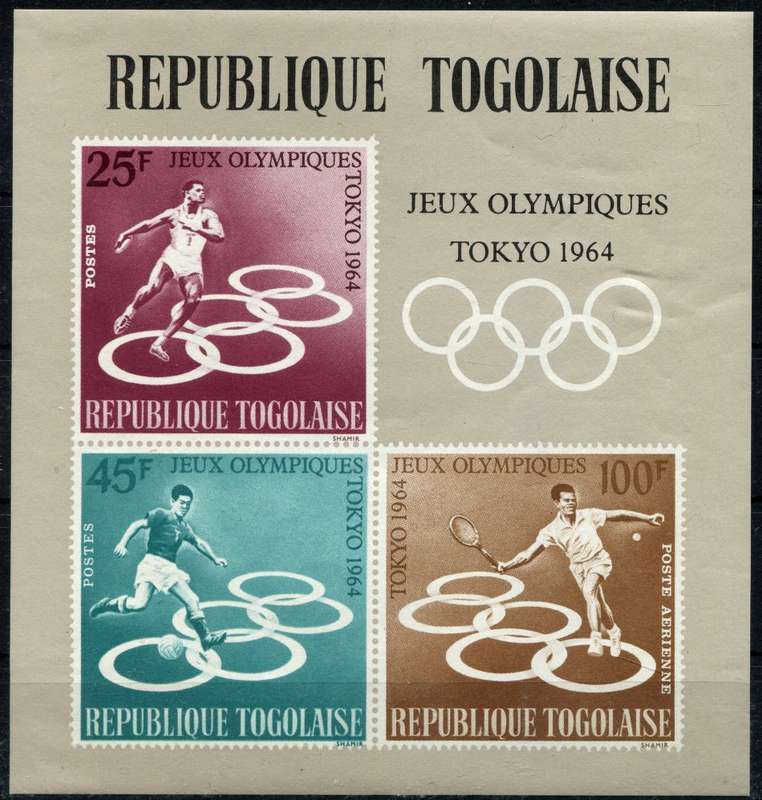 Togo - Miniature Sheet - Sport - 1964 - MNH