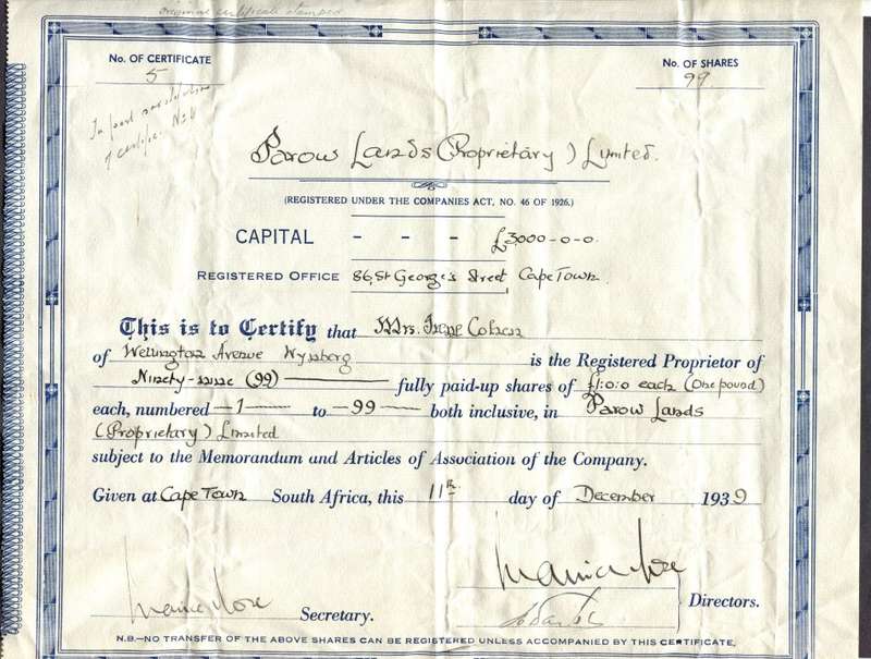 Union of SA - Document