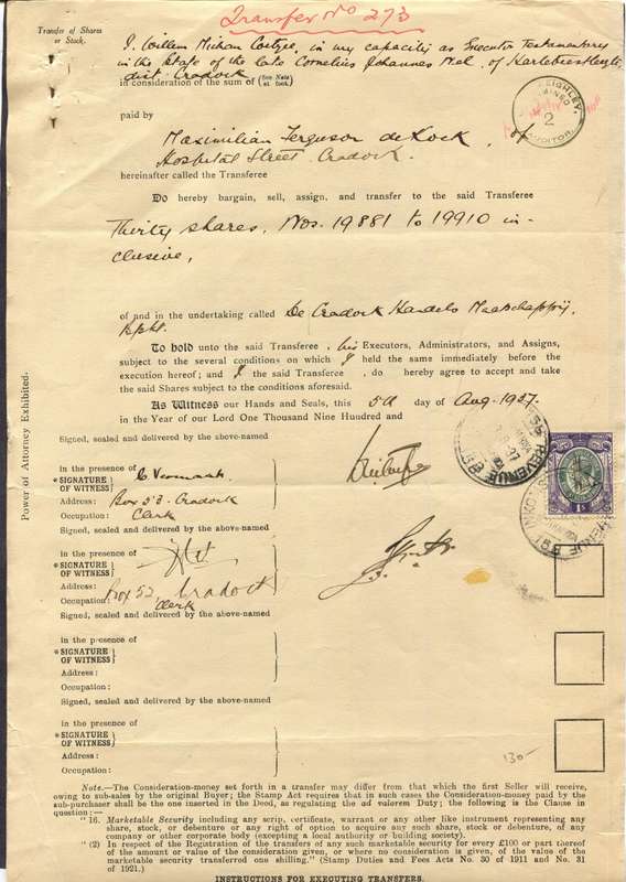 Union of SA - Revenue Document
