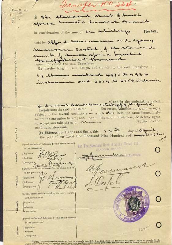 Union of SA - Revenue Document