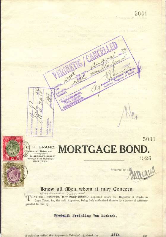 Union of SA - Revenue Document