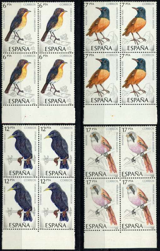 Spain - Birds - 1985 - MNH
