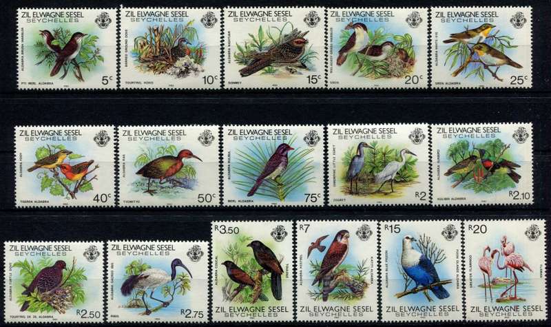 Seychelles - Birds - 1983 - MNH