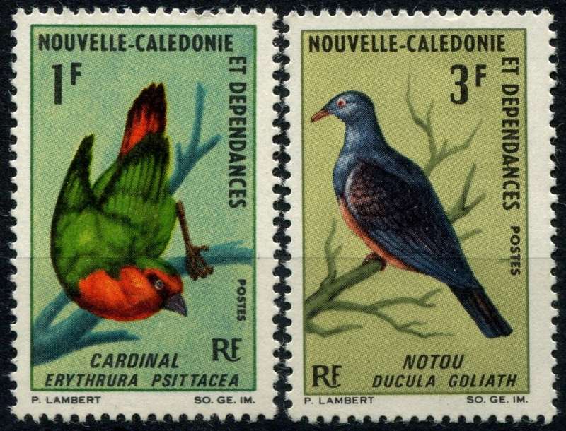 New Caledonia - Birds - 1966 - MNH