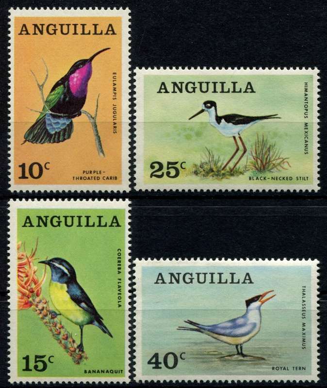 Anguilla - Birds - 1968 - MNH