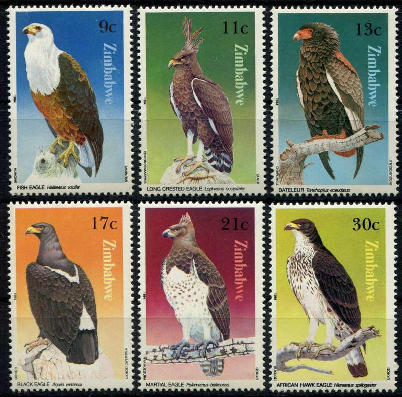 Zimbabwe - Birds - 1984 - MNH