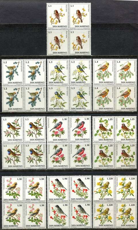San Marino - Birds - 1972 - MNH