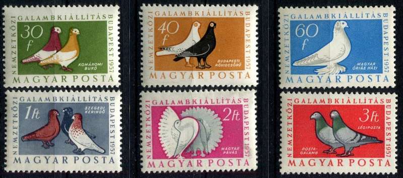 Hungary - Birds - 1957 - MNH