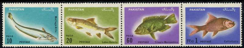 Pakistan - Water Life - Fish - 1973 - MNH