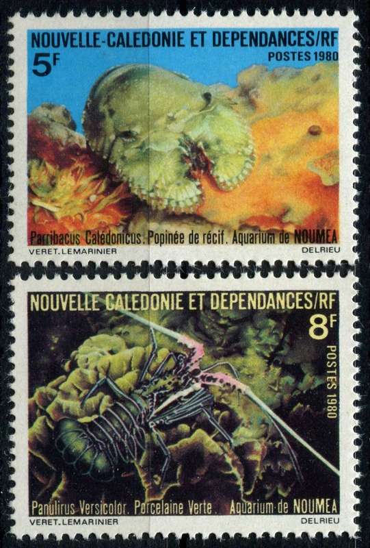 New Caledonia - Water Life - Crustacean - 1980 - MNH