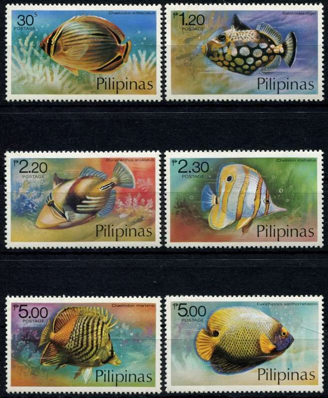 Philippines - Water Life - Fish - 1978 - MNH