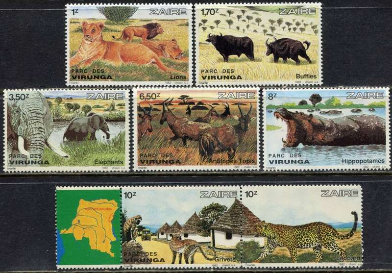 Zaire - Animals - 1982 - MNH