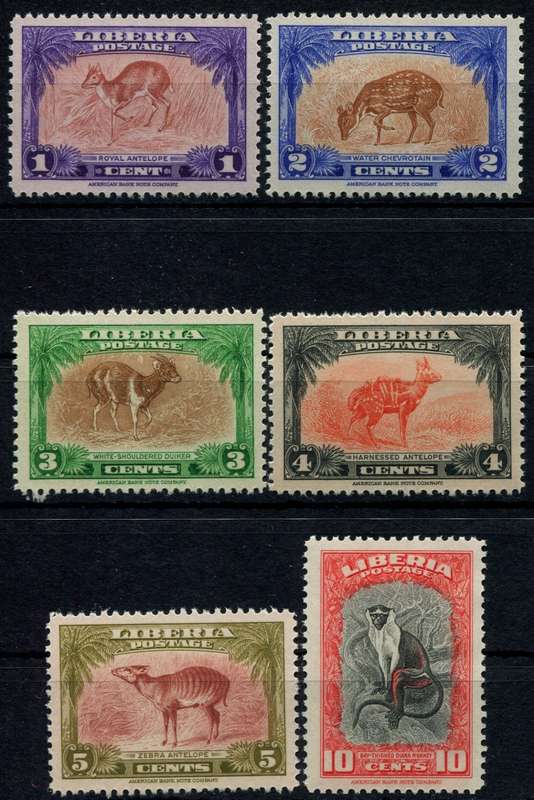 Liberia - Animals - 1942 - MNH