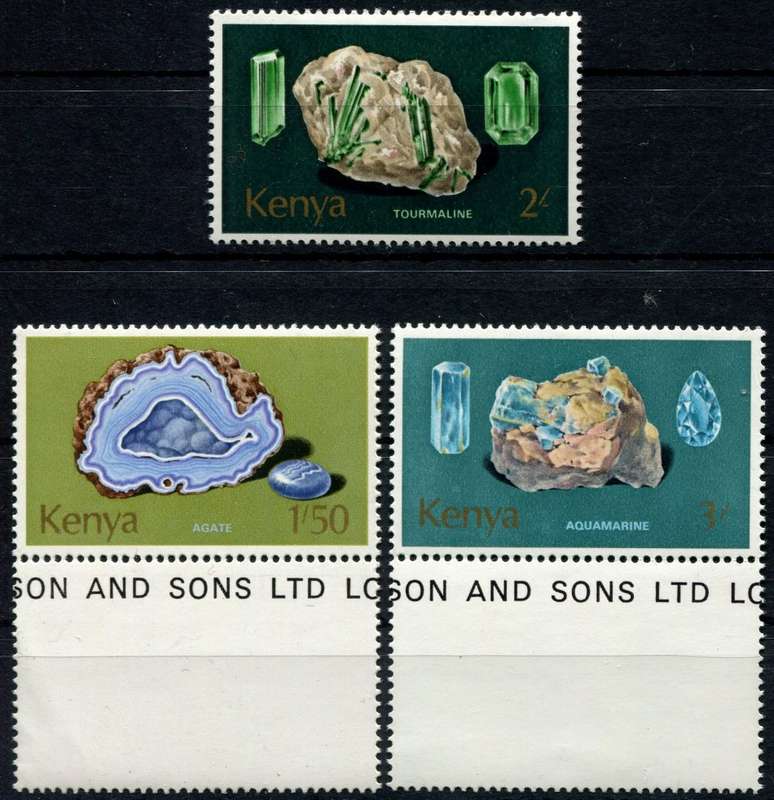 Kenya - Minerals/Gemstones - 1977 - MNH