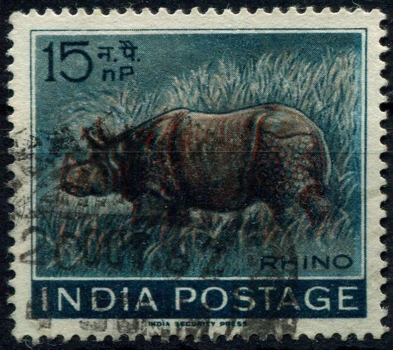 India - Animals - 1962 - Used