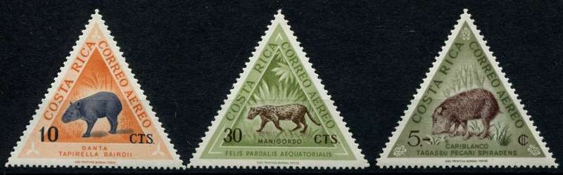 Costa Rica - Animals - 1963 - MNH