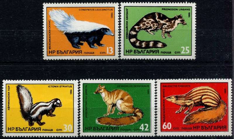 Bulgaria - Animals - 1985 - MNH