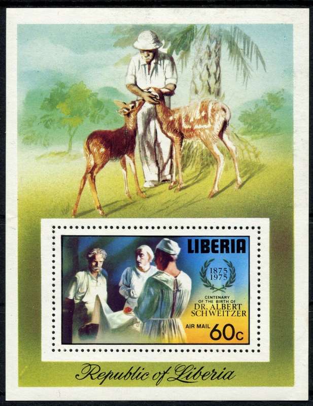 Liberia - Miniature Sheet - Animals - 1975 - MNH