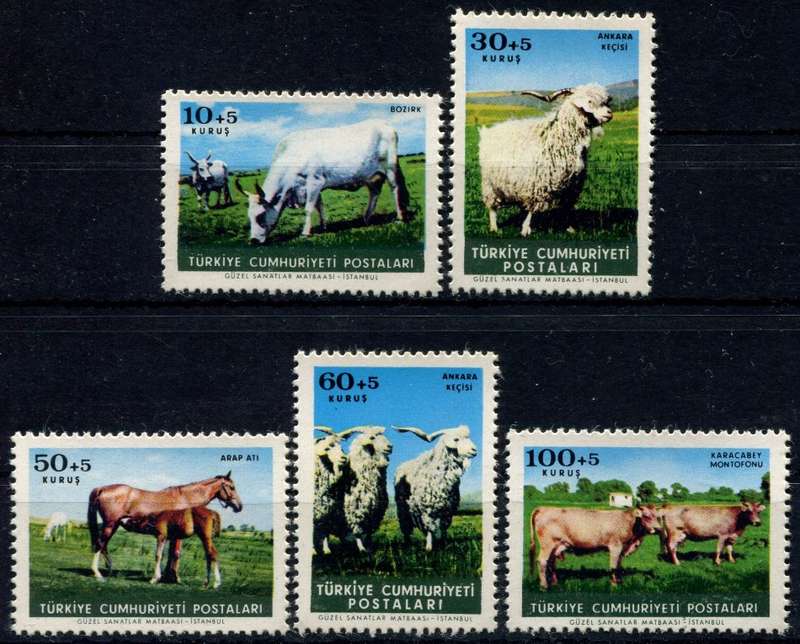 Turkey - Animals - 1964 - MNH