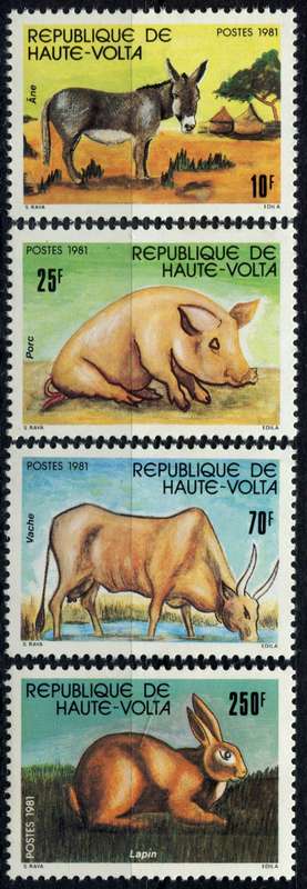 Upper Volta - Animals - 1981 - MNH