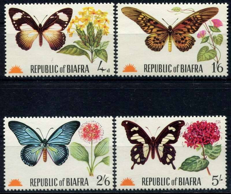 Biafra - Butterflies - MNH