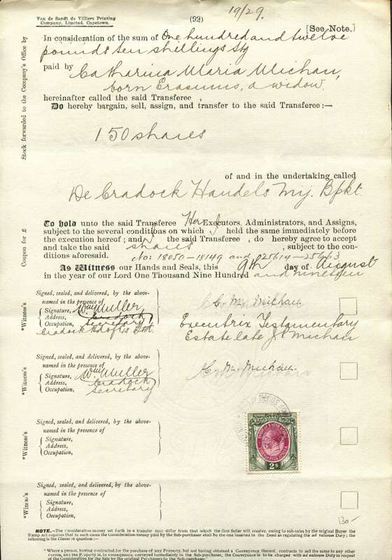 Union Of SA - Document