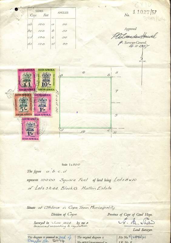 Union of SA - Document - Stamp Page Only.