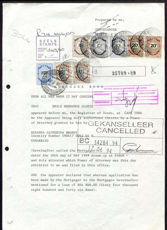 RSA - Document - Stamp Page Only