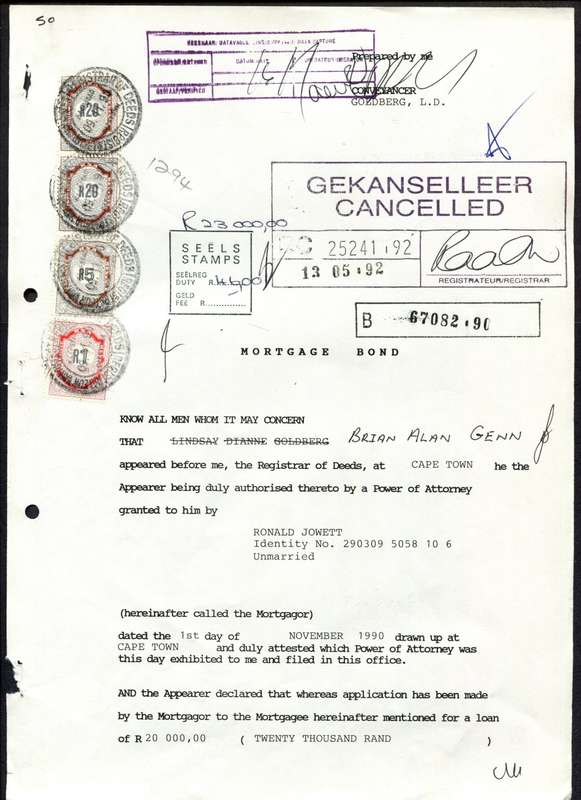 RSA - Document - Stamp Page Only