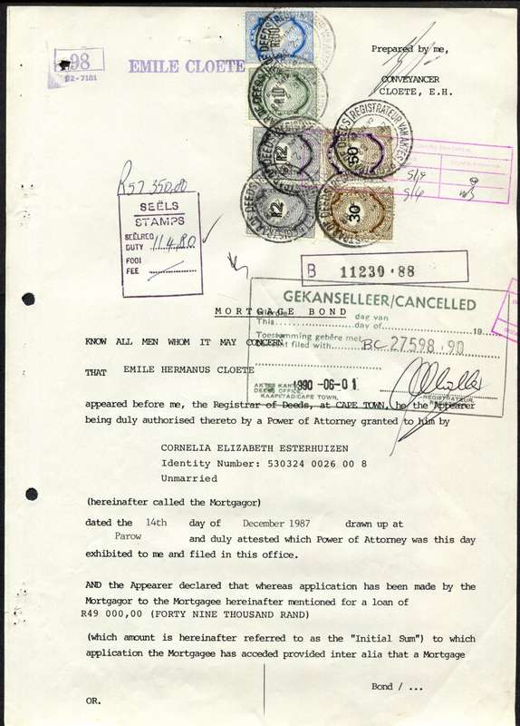 RSA - Document - Stamp Page Only