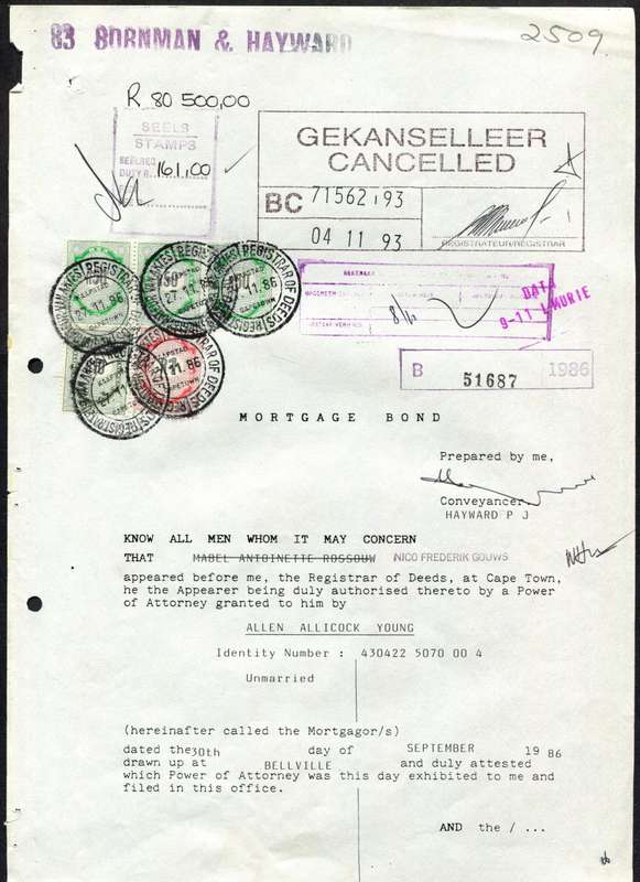 RSA - Document - Stamp Page Only