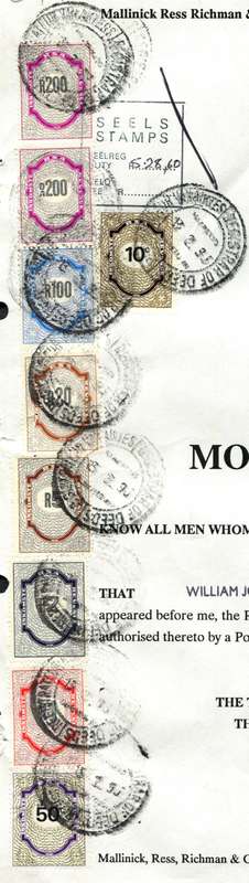 RSA - Document - Stamp Page Only