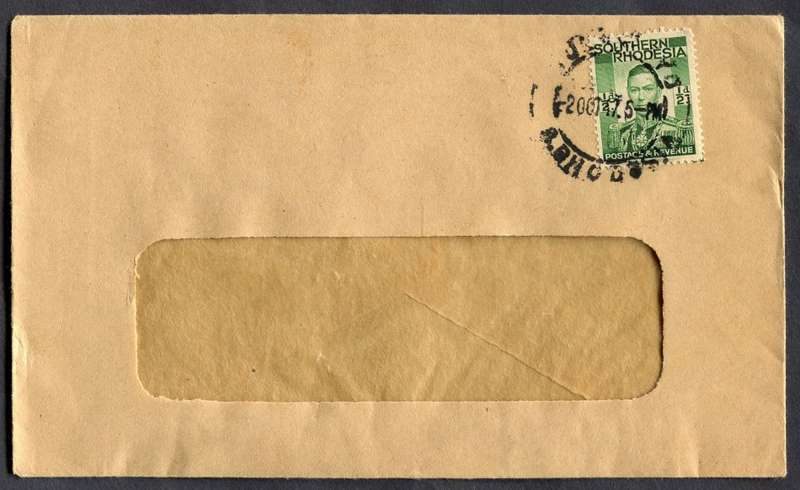 Southern Rhodesia - Cover