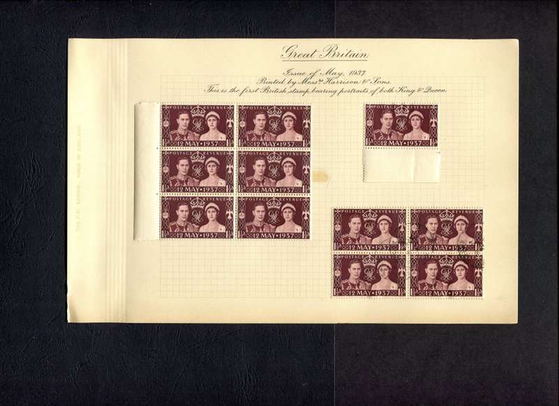 1937 Coronation - Complete Omnibus + Some Extras - Mounted (Hinged) In Album